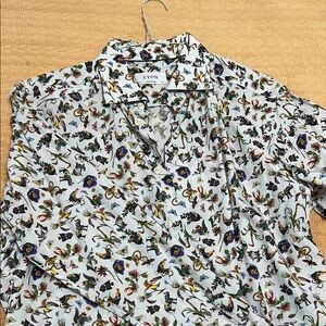 Eton Men's Floral Print Shirt - Multicolor